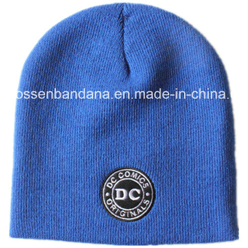 Custom Made Logo Embroidered Promotioanl Acrylic Knitted Beanie Hat