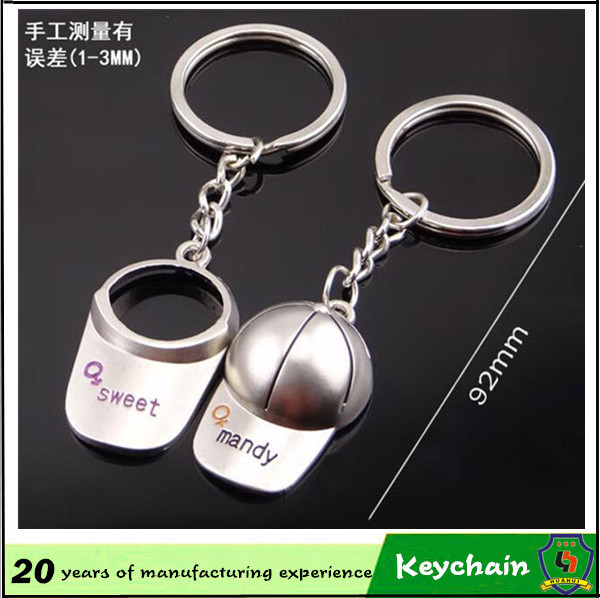 Promotional Item Cap Lovers Key Chain