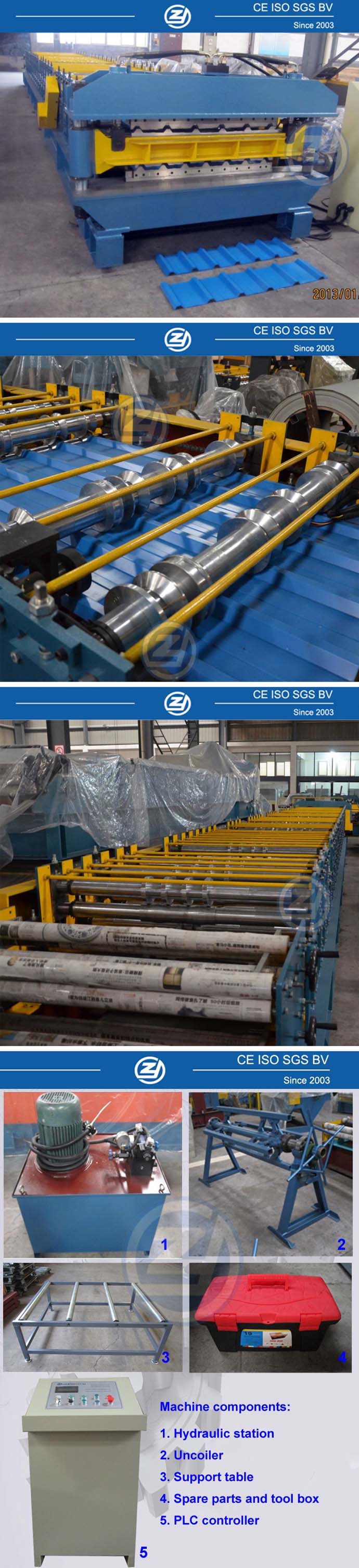 Double Layer Roll Forming Machine (ZYYX24-200-1000&ZYYX27.5-158-950)