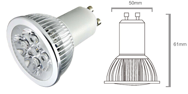 MR16/GU10 LED Spotlight / Spot Light (3W/4W/5W)