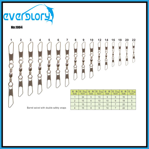 Good Quality Barrel Swivel with Double safety Snap