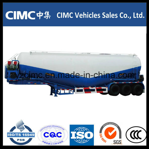 Cimc 3 Axle 60 M3 Bulk Cement Trailer with Top Quality