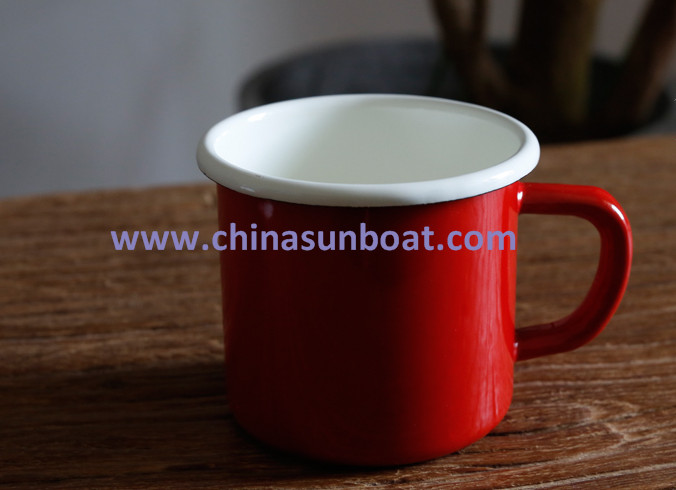 Sunboat Enamel Children Cup Enamel Water Milk Cup Tableware Kitchenware/ Kitchen Appliance