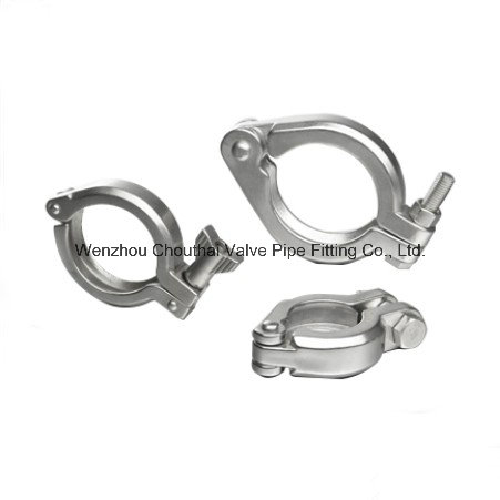 Sanitary Stainless Steel Sanitary 3PCS Pipe Clamp Fitting