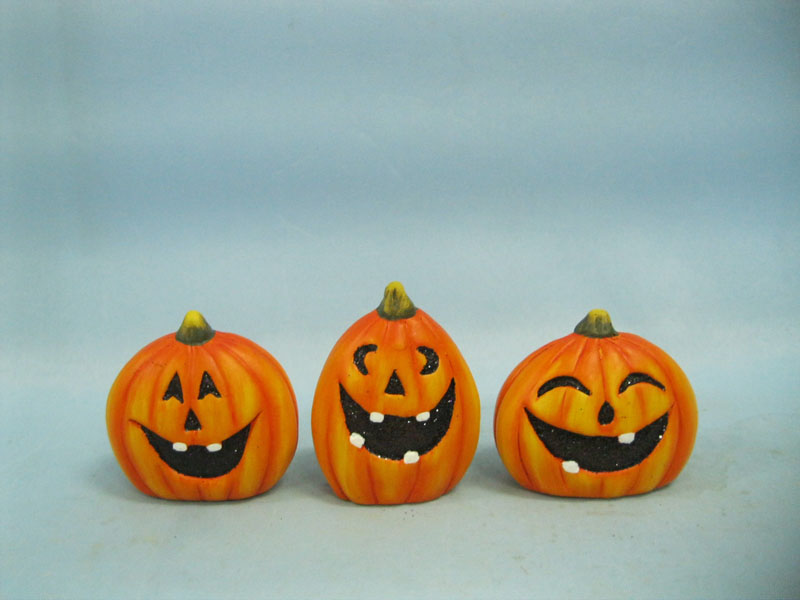 Halloween Pumpkin Ceramic Arts and Crafts (LOE2375-5.5)