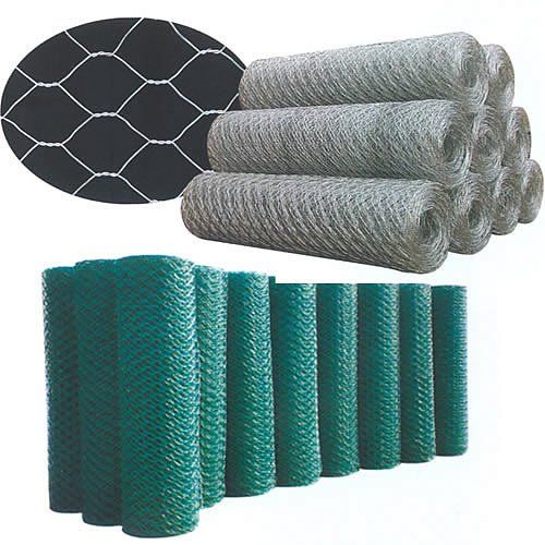 Galvanized Chicken Wire Mesh / Hexagonal Wire Mesh