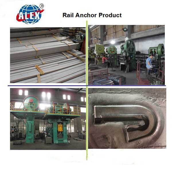 High Tensil Rail Anchor for Railway Steel Rail Fastening