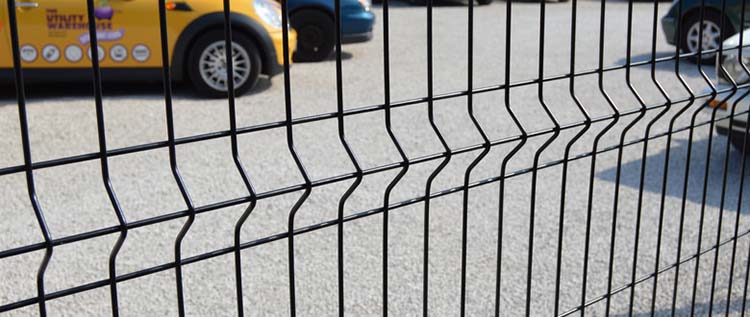 Black Welded Wire Mesh Fence for Backyard