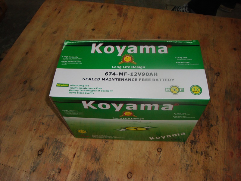 2015 Koyama South Africa Sealed Mf Automotive Battery 674-12V90ah