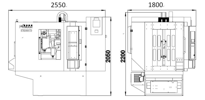 CNC Metal Engraving Machine for Battery Cover of Mobile Phone (RTM300STD)