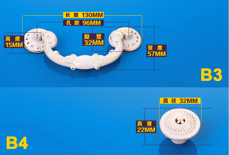 Door Handle, Drawer Handle, Furniture Handle, Al-B