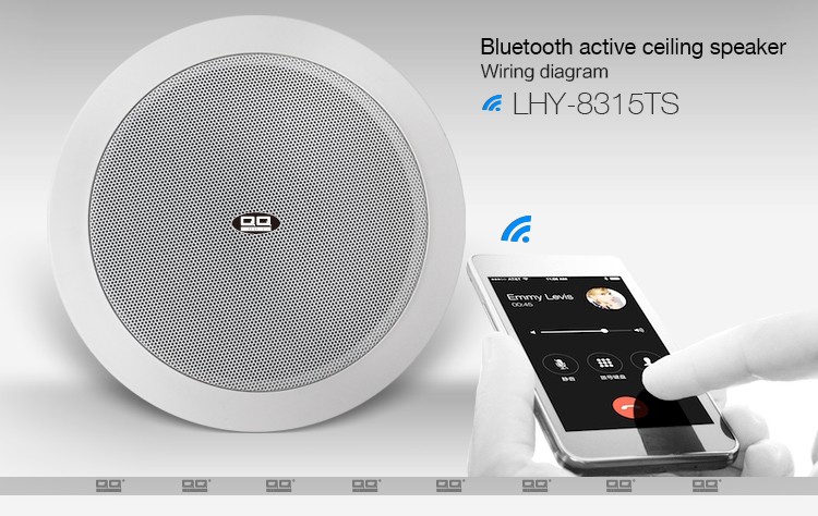 Lhy-8316ts Wholesale Mini Speakers Bluetooth Ceiling Speaker 5 Inch 20W*2