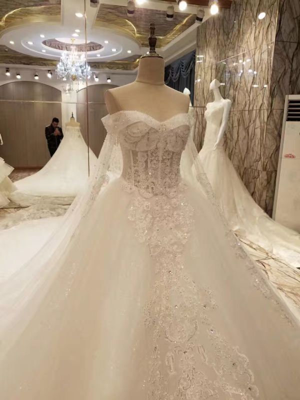 Luxury Princess/A Line Marriage Wedding Dresses