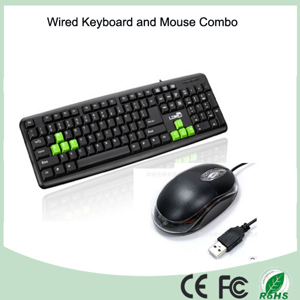 2016 Cheapest Wired Computer Combo Keyboard Mouse (KB-1688C)