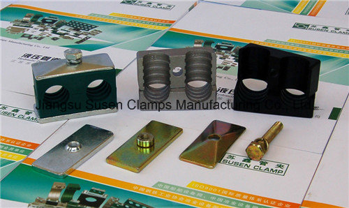 Twin /Double Plastic Clamp for Pipe /Cable