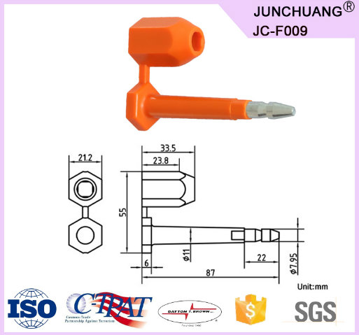 Container Bolt Seal for Logistical Shipping Company