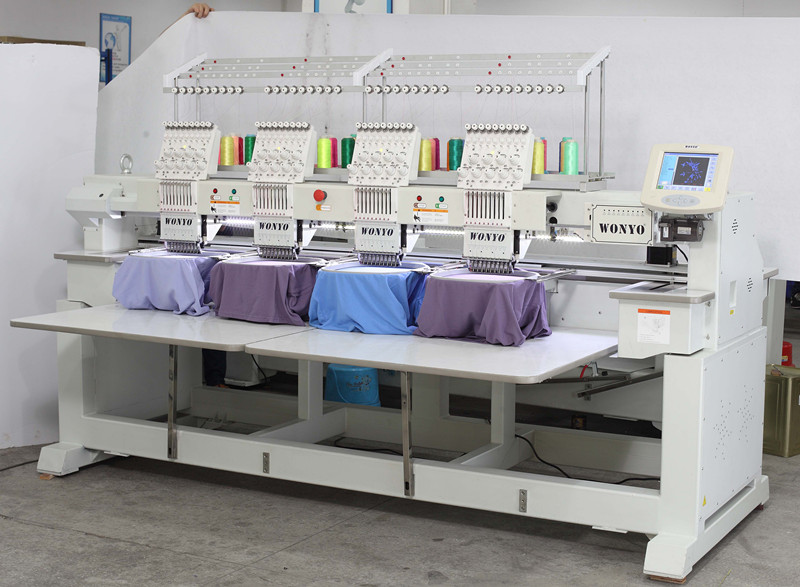 OEM 4 Head Multi-Color Computerized Commercial Embroidery Machine Price