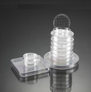 High Quality Disposable Sterile Square Laboratory Culture Petri Dish