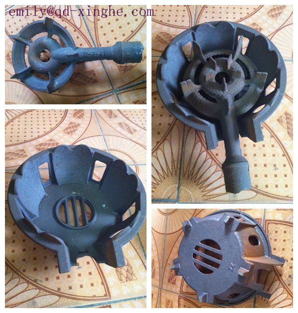 Custom Sand Casting Burner Cast Iron Gas Ring Burner with Painting