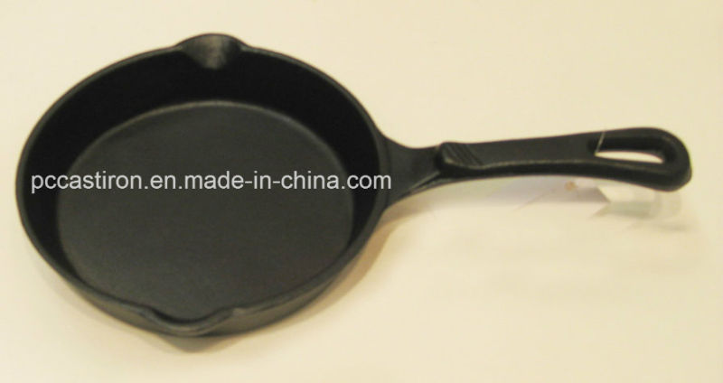 Vegetable Oil Coated Cast Iron Frypan Round Dia 21cm