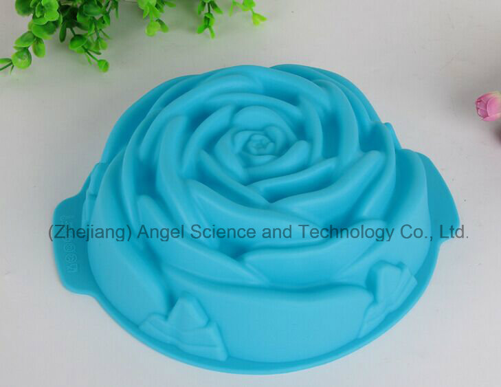 Big Rose Flower Silicone Cake Mold Silicone Cake Pan Sc08