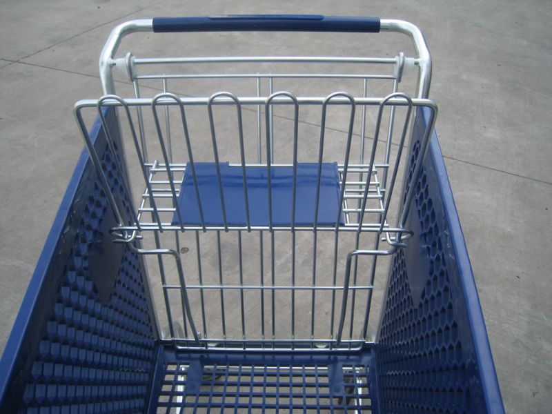 Supermarket Plastic Shopping Trolley Cart