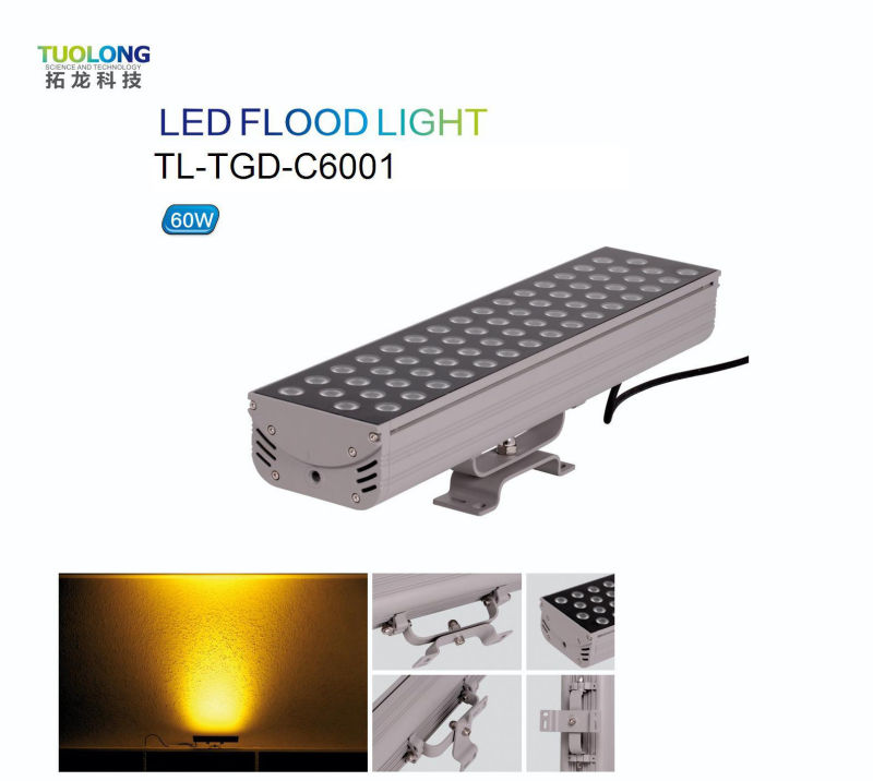 IP65 Landscape LED Outdoor Lighting 60W LED Wall Washer Light