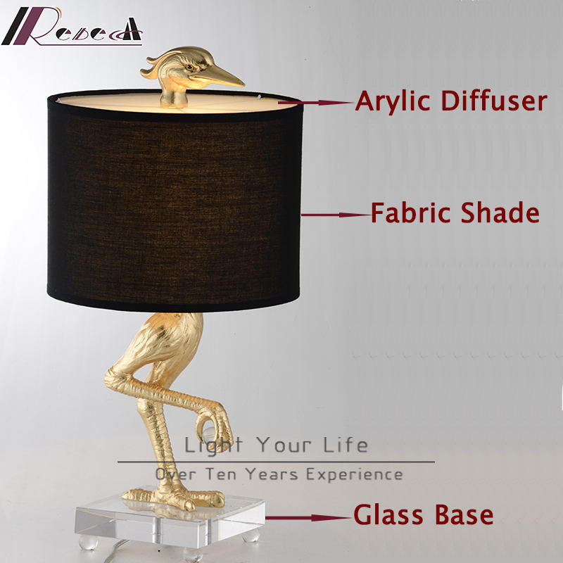 Chinese Style Artistic Animal Table Lamp for Hotel Project