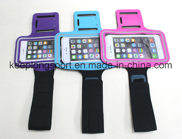 2016 New Deisgn Fashionable Neoprene +PVC Armband Case for iPhone