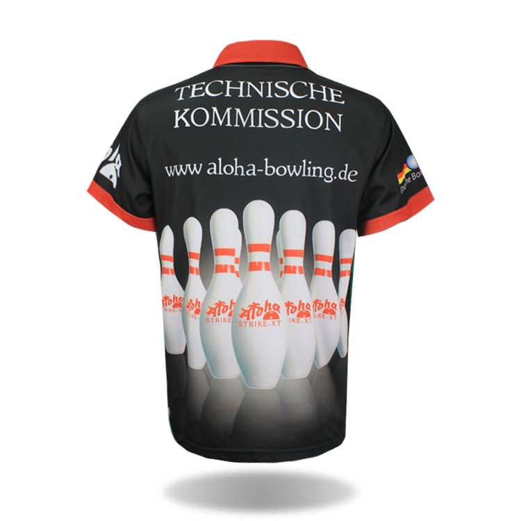 Custom Logo Sublimation Sports Polo Shirts for Bowling