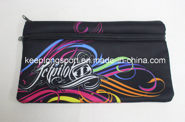 Sublimation Pritning Neoprene Material Neoprene Pencil Case for Students