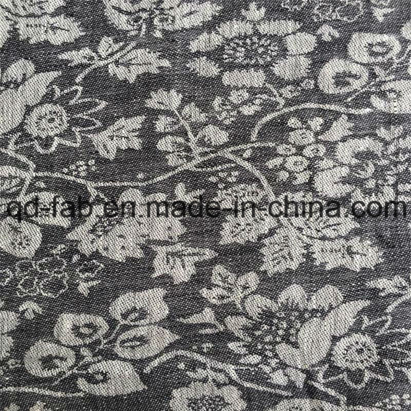 100%Linen Jacquard Yarn-Dyed Fabric (QF16-2480)