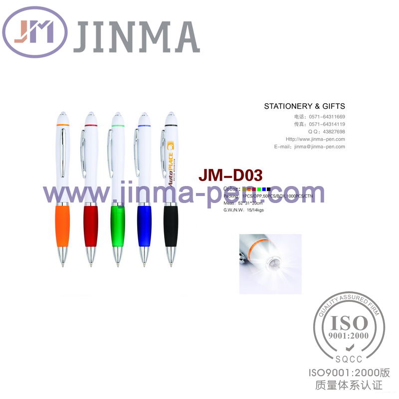 The Super Gifts Promotion Pen Jm-D03 with One LED