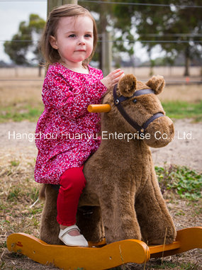 Factory Supply Rocking Horse Brown British Pony