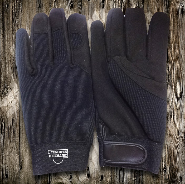 Mechanic Glove-Working Glove-Safety Glove-Synthetic Leather Glove-Weight Lifting Glove