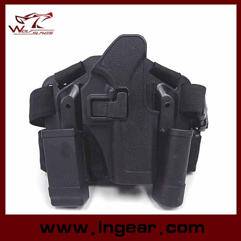 Airsoft Four in One Tactical Drop Leg Holster for Glock 17 Holster Combat Holster