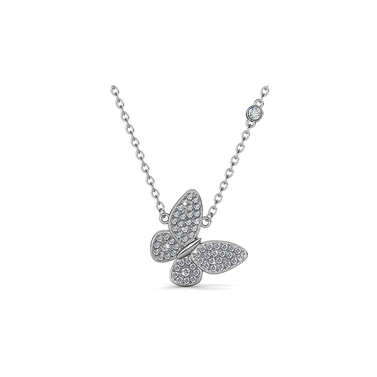 Destiny Jewellery Crystal From Swarovski Butterfly Pendant & Necklace