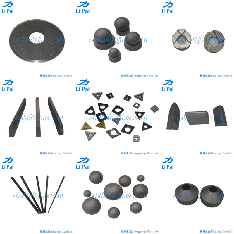 Cemented Carbide Inserts of Different Type and Size