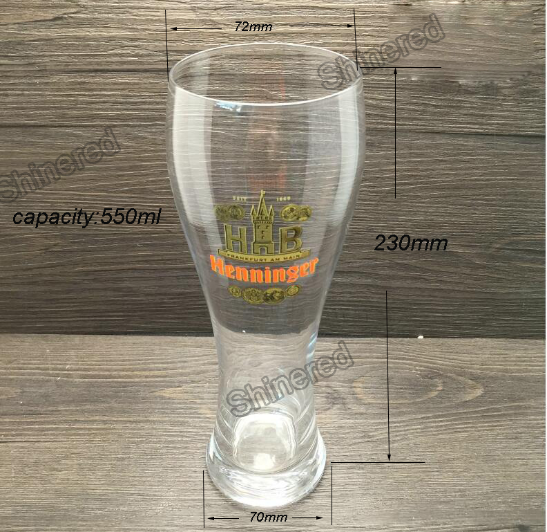 Manufacture Hand Made Beer Glass Bottle for Wholesaler