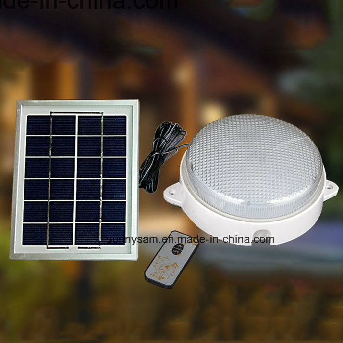 2016 New Products 60 LED Remote Control Smart Outdoor Garden Light Solar Ceiling Wall Lamp Indoor Home Light