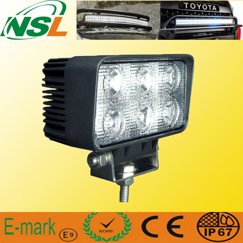 18W LED Truck Work Light 12V 24V Tractor off-Road Working Light