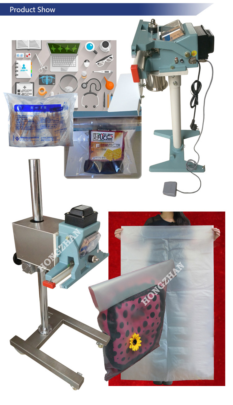 Automatic Electric Magnetic and Cylinder Pedal Sealing Machine with Manual Operation and Ce Certificate for Packing Bags and Film