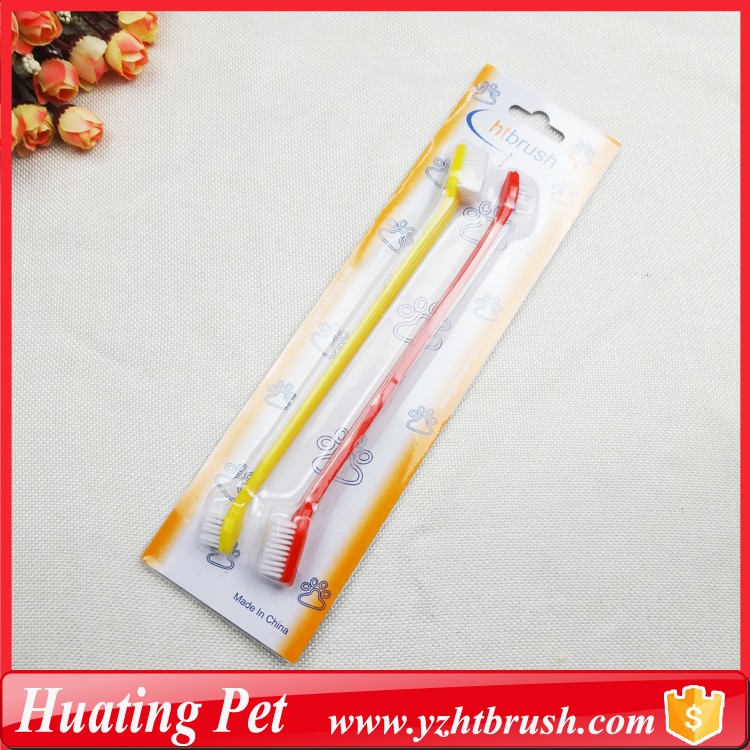 double use pet toothbrush