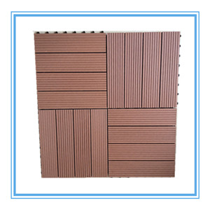 Baochu Hot Sell DIY WPC Deck Tiles with Outdoor Decorative