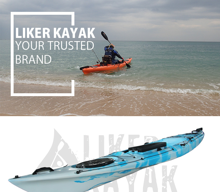 Liker Factory Promotion Sit on Top Kayak Fishing
