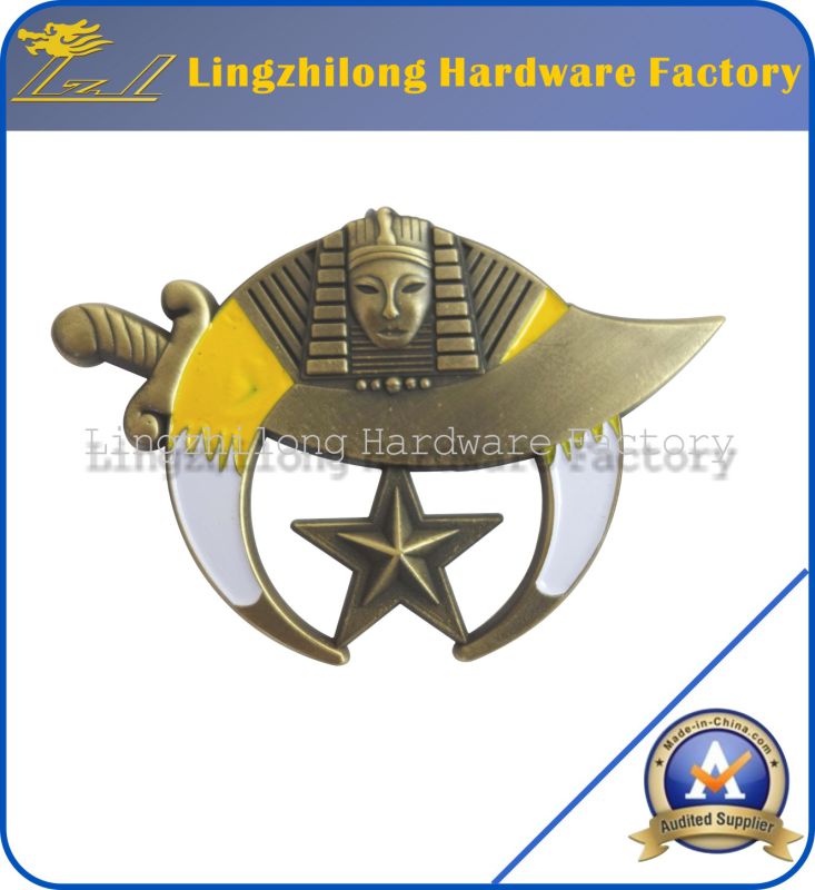 Fashion Modeling Masonic Car Emblem Wholesales Metal Emblem