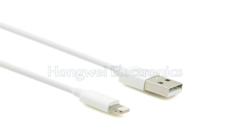 Genuine Looks White TPE Lightning USB Cable Comes with Retail Box