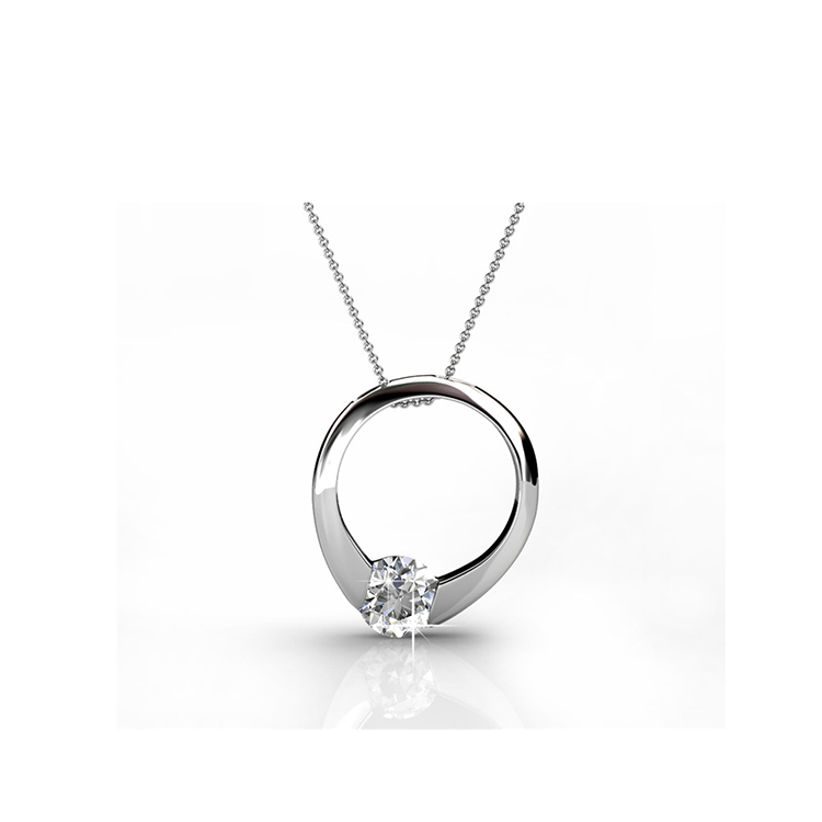 Destiny Jewellery Crystal From Swarovski Mini Ring Pendant & Necklace