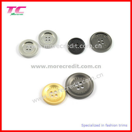 Existing Mould Four Holes Metal Buttons