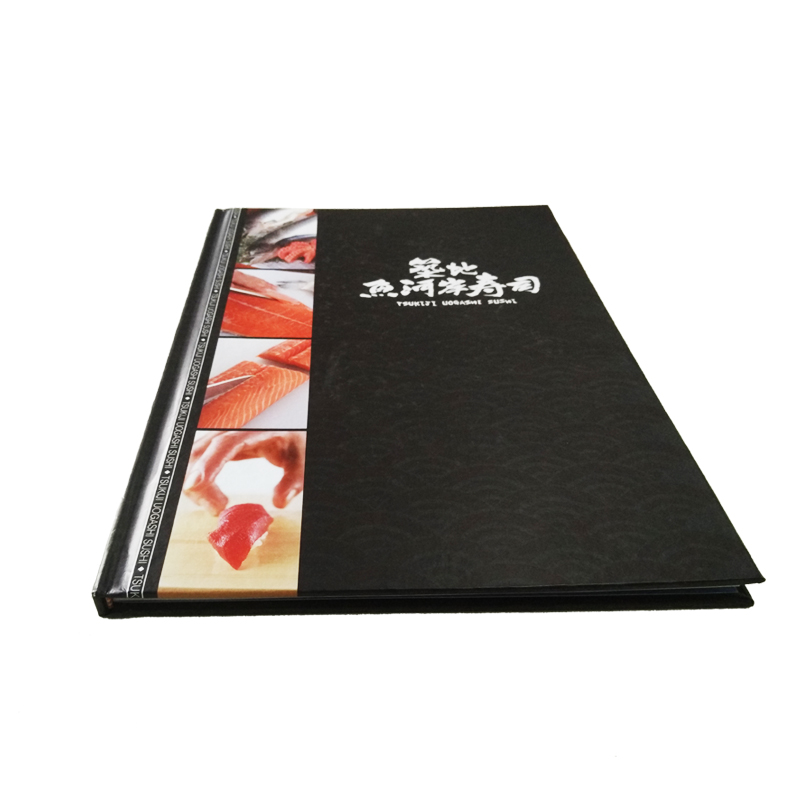 Custom Offset Printing Hardcover Restaurant Menu Printing Catalogue Printing